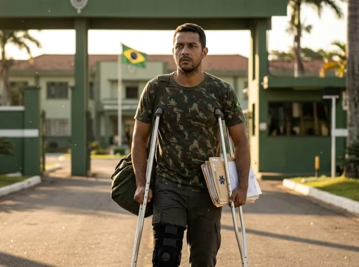 Acidente de serviço ou doença no quartel O militar pode ser simplesmente licenciado